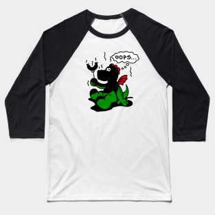 BBQ Dragon Baseball T-Shirt